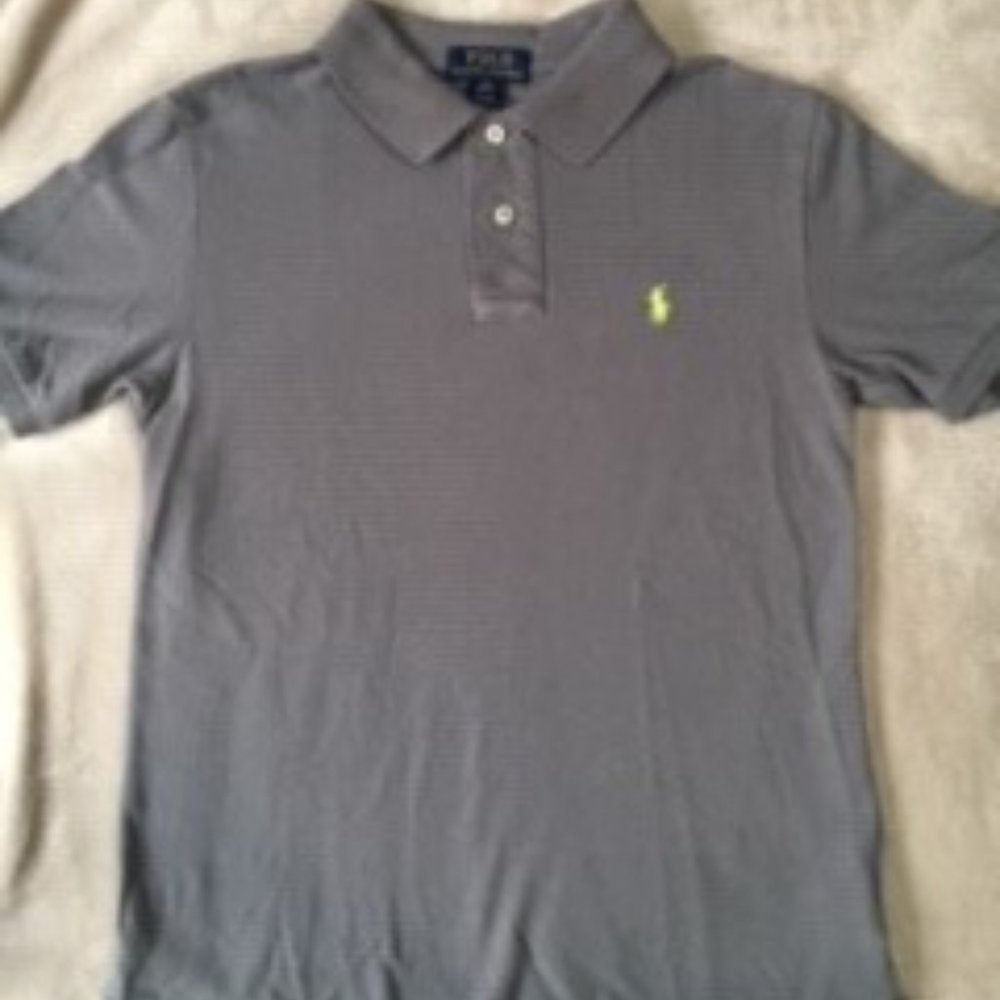 Boy's Grey Polo Ralph Lauren polo shirt
